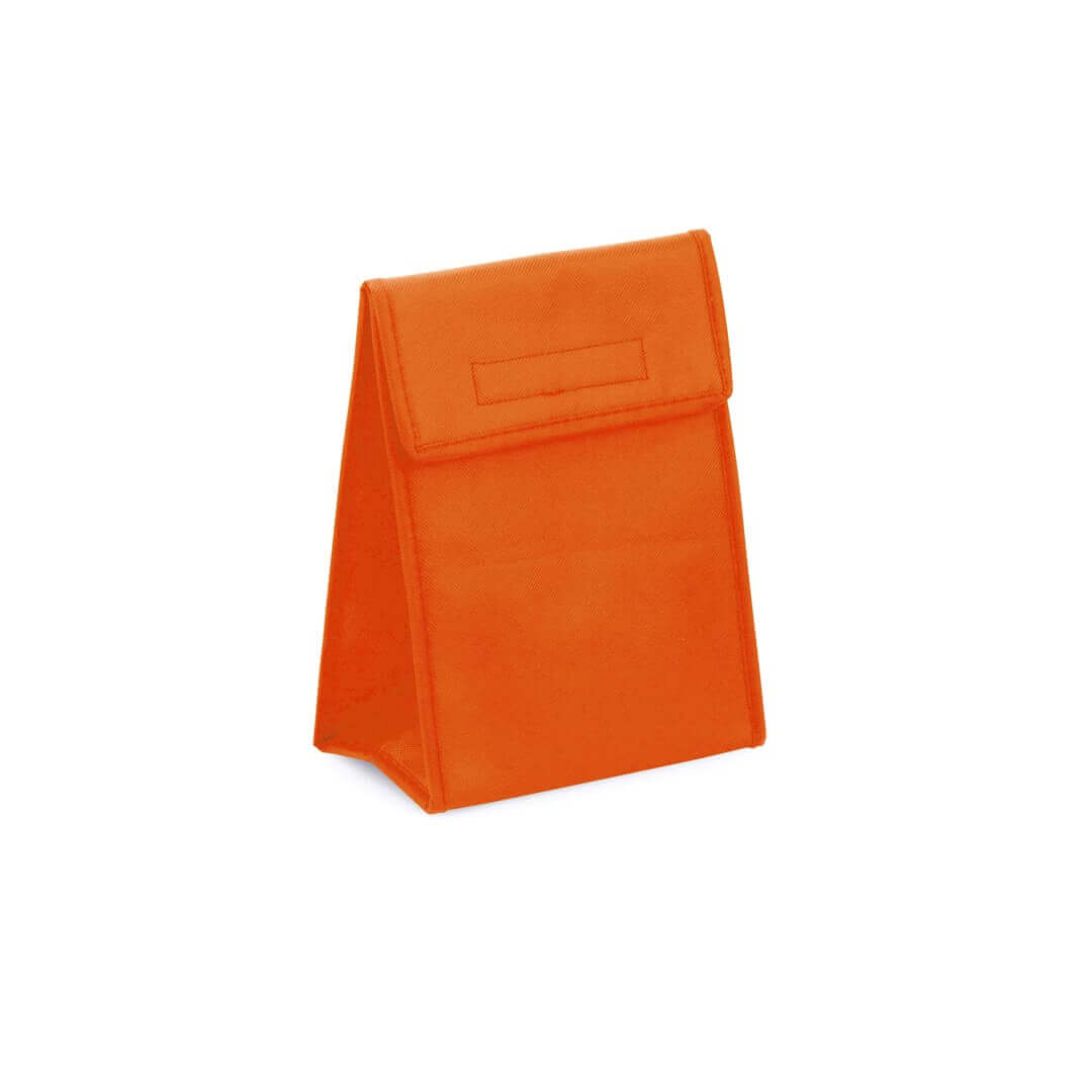 orange color cooler bag