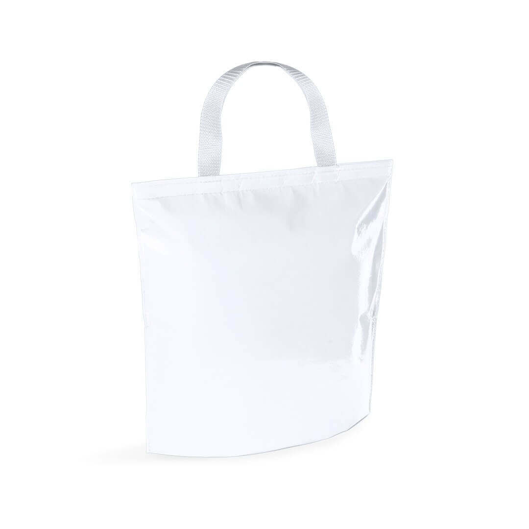 white color cooler bag