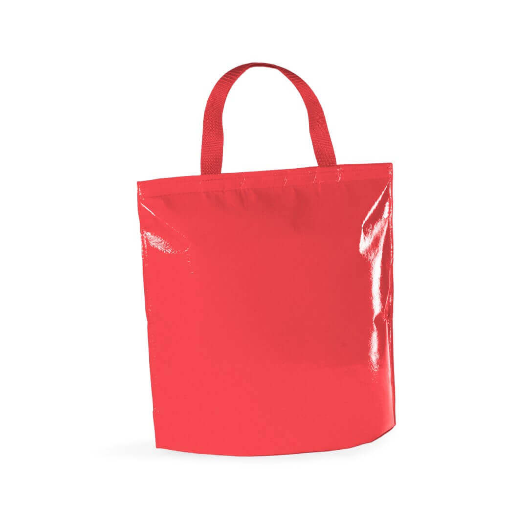 red color cooler bag