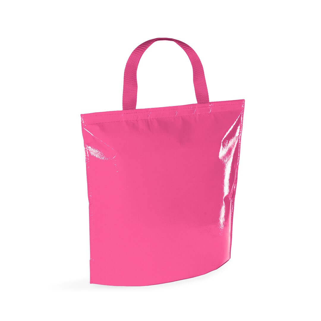fuchsia color cooler bag