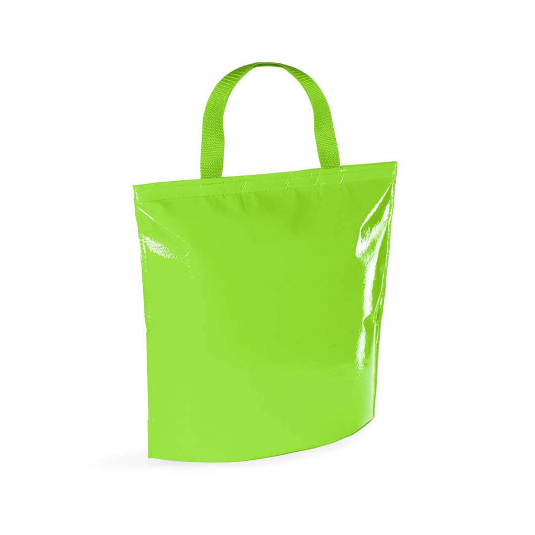 light green color cooler bag