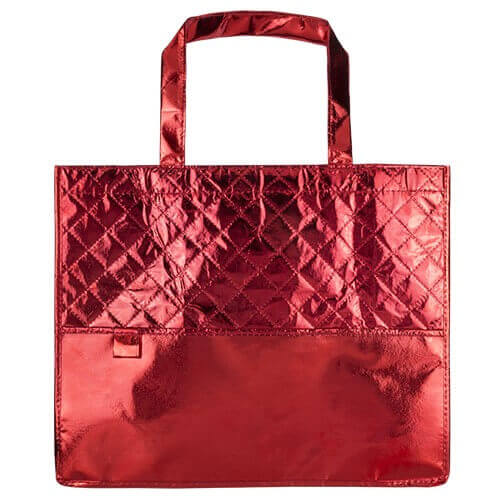 red color laminated non woven bag