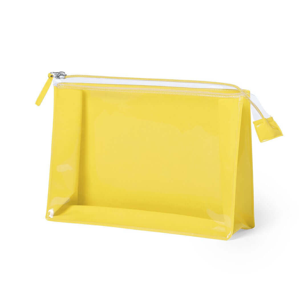 yellow color beauty bag